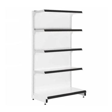 Imagem de Gôndola Prateleira 5 Níveis 40x30 New Plus 1,70 Parede Inicial pe Pret