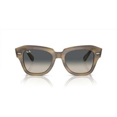 Imagem de Óculos de Sol Ray-Ban State Street 0RB2186 140571 Tam 49 / Verde Claro - Lentes Cinza Gradiente
