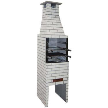 Imagem de Churrasqueira De Concreto Pré-moldada Com 55cm Tijolinho Areia - 1000041 - Atacadao Lazer