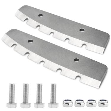 Imagem de FIX ZHANG Lâminas de substituição de eixo helicoidal de gelo 25,4 cm 28345 compatíveis com trado Eskimo Quantum e Rocket