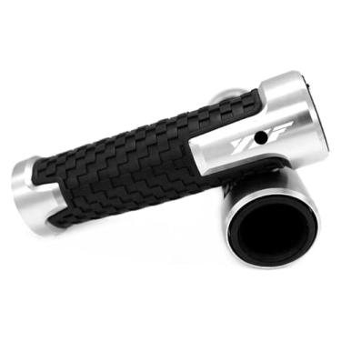 Imagem de Acessórios de motocicleta Alumínio CNC Pegas de Mão Tampa de Extremidade da Barra Compatível com Y&AMAHA YZF R1 YZF R6 YZFR6 YZF R125 YZFR15 R25 YZF R3 YZF YZF (A-Prata)