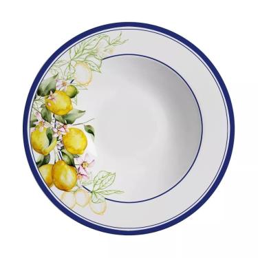 Imagem de Conjunto 6 Pratos Fundo Sorrento Alleanza Coup 25cm Cerâmica