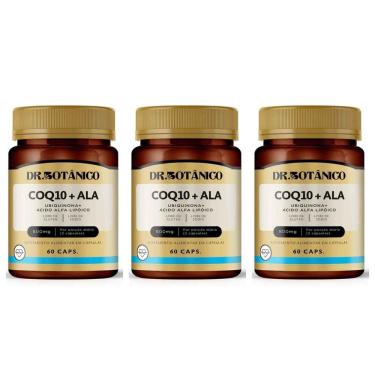 Imagem de Kit 3 Un - Coenzima Q10 + Acido Alfa Lipoico - Dr Botanico