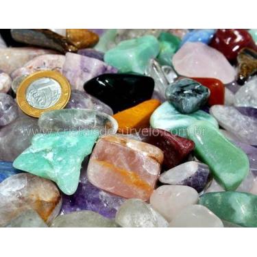 Imagem de Cascalho Misto Polido - 5 kg de Pedras Naturais de 35 a 50 mm Classe B