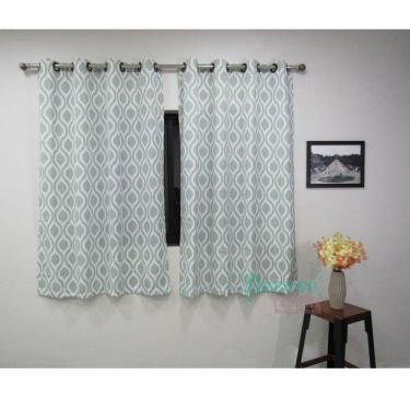 Imagem de Cortina Veneza Estampada Ondas 2,60L X 1,70A  Mts  - Verde