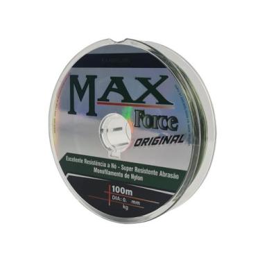 Imagem de Linha Monofilamento Maruri Max Force Original Verde 0,37mm 28lbs/12,9k