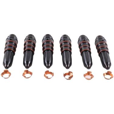 Imagem de LSSOCH 6 injetores de combustível 4914308 compatíveis com Cummins Engine NTC NH N855 NT855 NTA855