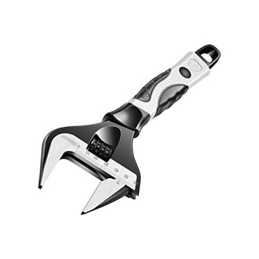 Imagem de Ferramenta multifunções chave ajustável aço inoxidável chave universal mini porca chave banheiro ferramenta de reparo de encanamento para casa e carro (cor: 8 polegadas)