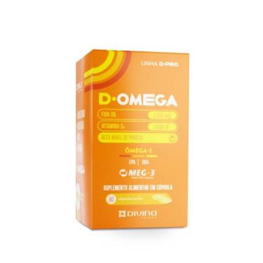 Imagem de Vitamina D 1.000UI + Óleo de Peixe com 60 cápsulas - D.Ômega - Divina