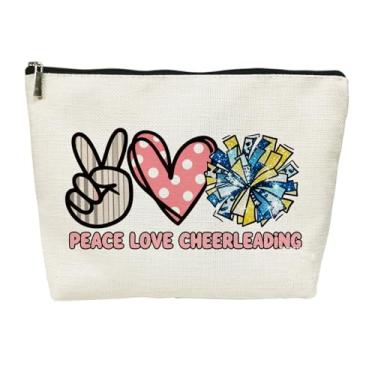 Imagem de Presentes de voleibol para mulheres, bolsas de cosméticos – presentes de aniversário e Natal para adolescentes, mães, amigas, jogadoras, equipes, coisas, bolsa de maquiagem, líder de torcida