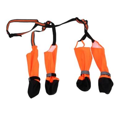 Imagem de Luocute Botas de Suspensão para Cães, Calças de Neve Antiderrapantes à Prova de água para Cães Com Faixa Reflexiva de 360 ​​° para Exterior (S)