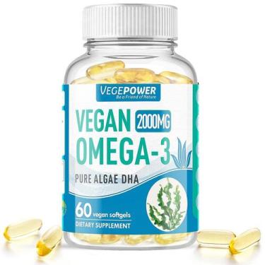 Imagem de Suplemento VEGEPOWER Omega-3 DHA Vegano 800mg 60 Cápsulas Blandas