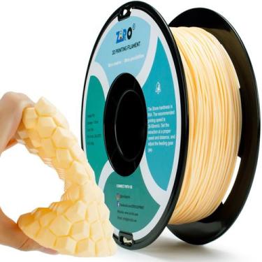 Imagem de Filamento de impressora 3D ZIRO Flexível TPU 1,75 mm 0,8 kg de pele