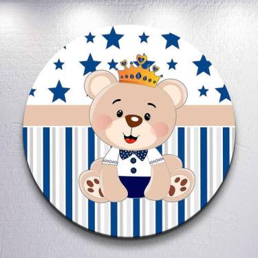 Imagem de Capas Painel Grande e Mini Painel Redondo Festa Infantil Ursinho Menin