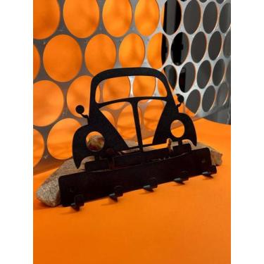 Imagem de Porta Chaves Fusca Preto Lixa - Artístic Laser 