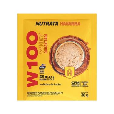 Imagem de W100 Whey - 1 Sachê 30g Dulce de Leche Havanna - Nutrata-Masculino