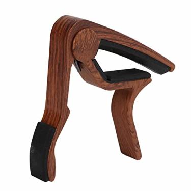 Imagem de RiToEasysports Kit de Braçadeira de Corda de Liberação Rápida Capo Com 5 Peças de Palheta de Guitarra, Versátil para Guitarra de 6 Cordas, Banjo, Bandolim, Ukulele, Liga de Alumínio + Borracha