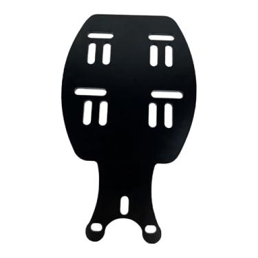 Imagem de KiBcsLic Suporte de bagagem traseiro para bicicleta elétrica, suporte de porta-malas traseiro para modificação universal, para porta-malas de bicicleta, Grande Angular