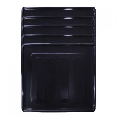 Imagem de Kit Bandeja Esmaltada Para Fornos Embutir 45l - 5 Peças Preto
