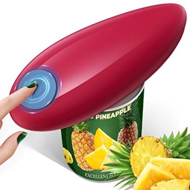 Imagem de Abridor de lata elétrico, automático, sem mãos, para artrite e idosos, abridor de lata de segurança liso, sem bordas afiadas, abridores de latas de restaurante, melhor utensílio de cozinha para uso