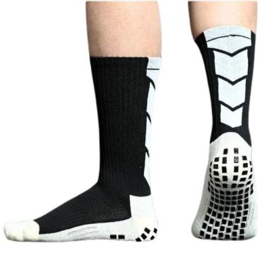 Imagem de Meia Esportiva De Futebol Antiderrapante Treino Meias