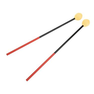 Imagem de RiToEasysports Confortáveis ​​Marimba Marimbas Fibra de Carbono + Material de Fio de Algodão para Instrumentos de Percussão Baixo (Cabeça Amarela)