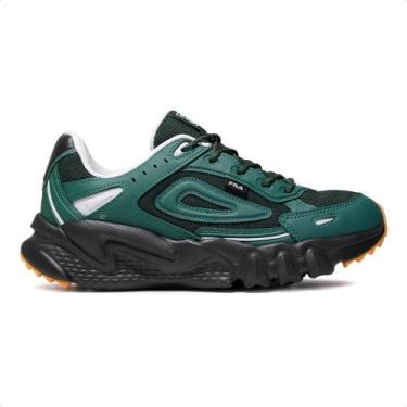 Imagem de Tênis Fila Venture Tracer 2 Masculino, 40, Verde, Preto