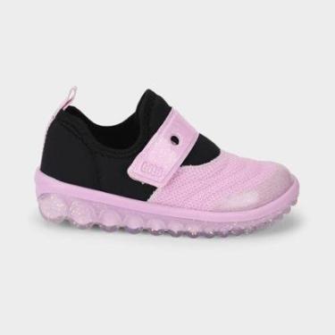 Imagem de Tênis Infantil Bibi Roller 2.0 Rosa com Preto-Feminino