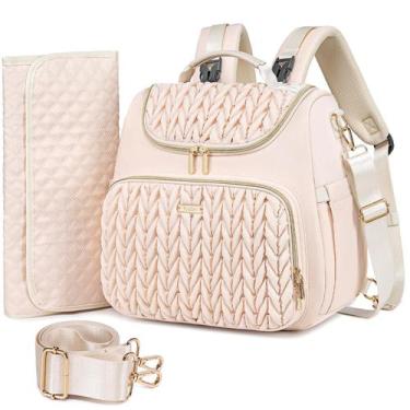 Imagem de Mochila Tealari 4 em 1, bolsa de fraldas conversível à prova d'água