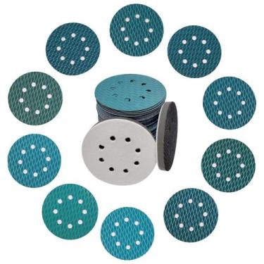 Imagem de Discos de lixar Aolabela 140 unidades em forma de diamante, 5 polegada