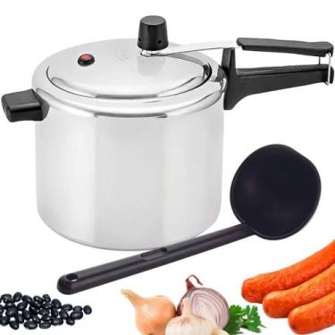 Imagem de Panela de Pressão Panelux Classic 4,5 Litros em Alumínio Polido e Conc