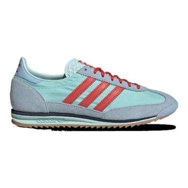 Imagem de Adidas Originals SL 72 - Feminino (JH7397, Semi Flash Aqua/Vermelho Brilhante/Céu Claro), Semiflash aqua/vermelho brilhante/céu claro, 38