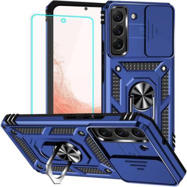 Imagem de Capa HNHYGETE para Samsung Galaxy S22 Plus azul Military Drop
