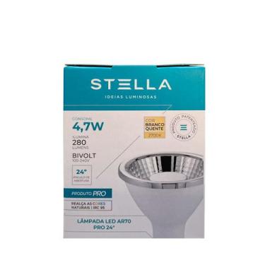 Imagem de Lâmpada de Led AR70 PRO 4,7W 2700K 24 GU10 Bivolt - Stella - STL21413/