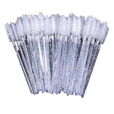 Imagem de Kit Escovinhas Cílios Alongamento Sobrancelha Rimel Descartável - NoBr