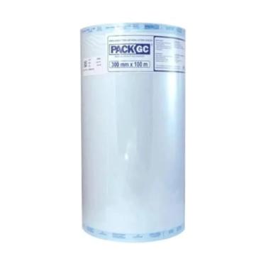 Imagem de Rolo para Esterilização em Autoclave, 30 cm x 100 m, Papel Grau para Alicate e Instrumentos