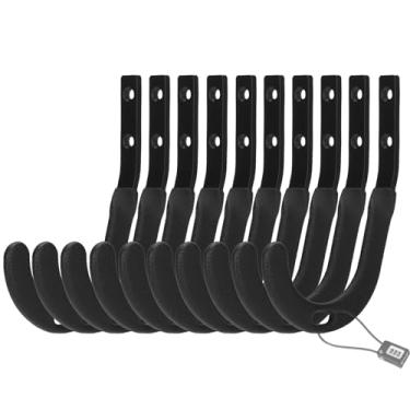 Imagem de TRIPLE DEER Gancho horizontal para espingarda, suporte de parede, suporte de espingarda, para qualquer espingarda, arco e espada de tiro com arco macio, armazenamento de parede e exibição de aço