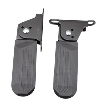 Imagem de MotiveTech Pedais de bicicleta elétrica antiderrapantes, instalação simples, acessórios de borracha, peças de reposição, apoio para os pés, Distância entre