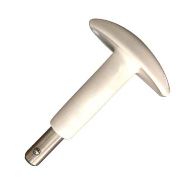 Imagem de MERIGLARE Rolamentos de skate removedor ferramenta extrator de rolamento longboard desmontar empurrador 8mm rolamentos removedor extrator, branco