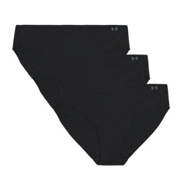 Imagem de Calcinha Feminina Under Armour Pure Stretch - Pacote com 3 Unidade, Pr