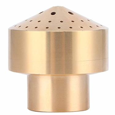 Imagem de Domary Aspersor de Cabeça de Spray de Bico de Fonte de Latão para Decoração de Arquitetura Paisagística, Tamanho Médio Com Efeito de Fogo de Artifício Cintilante, (4 pontos dentes internos de 20 mm)