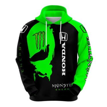 Imagem de Moletom Masculino Uniforme Monster Skull Moto Gp - Mundo Sublimado, Ve