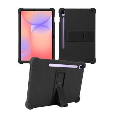 Imagem de Capa para Samsung Galaxy Tab S10 FE Plus/S10 FE+5G 13,1 polegadas - Capa protetora com suporte para caneta S e suporte de visualização multiângulo (preto)