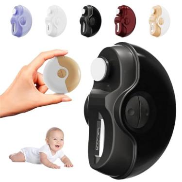 Imagem de Cortador de unhas elétrico, cortador de unhas elétrico de carregamento sem fio de 2 velocidades, cortador de unhas elétrico seguro para bebês, crianças, adultos, idosos (preto)