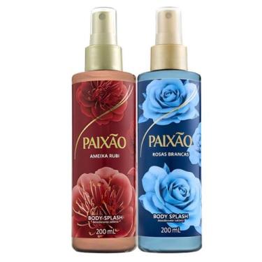 Imagem de Kit Paixão Body Splash: Ameixa Rubi e Rosas Brancas 200ml