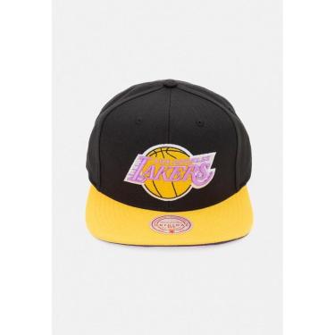 Imagem de Boné Mitchell & Ness NBA Core Basic Snapback HWC Los Angeles Lakers Masculino-Masculino