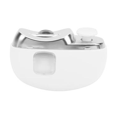 Imagem de TARSHYRY Cortador de Unhas Elétrico, Aparador de Unhas e Polidor Automático 2 Em 1 Com Luz LED, 2 Configurações de Velocidade, Recarregável Tipo C, Armazenamento de Detritos Integrado, (Branco)