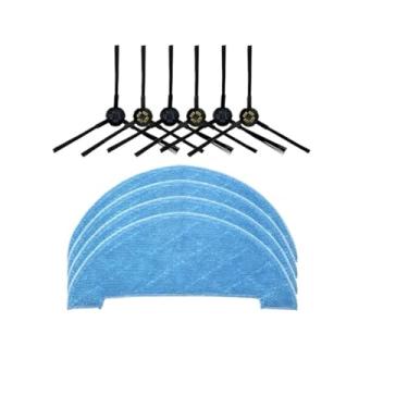 Imagem de Escova lateral + filtro HEPA + esfregão, compatível com iLife Chuwi V8/V8s Plus/X750/X800/X785/V80 Max - Acessórios para aspirador robô(SET 2)