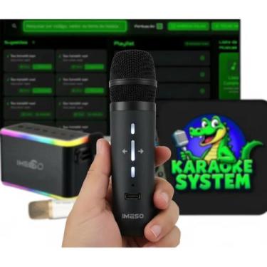 Imagem de Aparelho Karaoke Box System Party Com 18.000 Músicas com Pontuação Rea