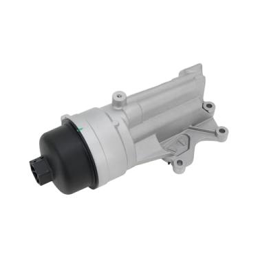 Imagem de INFINAUTO Caixa do filtro de óleo do motor para Mini Cooper 1.6L L4 2010-2015 No.11428643757/11427583111 Radiador de óleo de transmissão liga de alumínio 1 peça